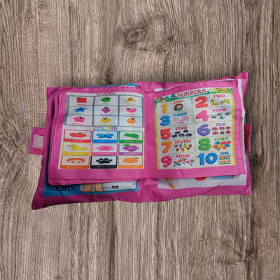 BHVMEY Shapes & Numbers Fun Pillow for Kids(Multicolor)