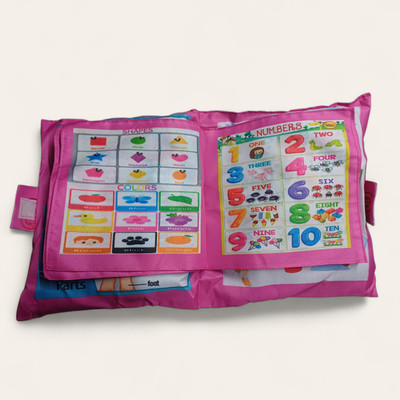 BHVMEY Soft Pillow for Kids with Education Charts(Multicolor)
