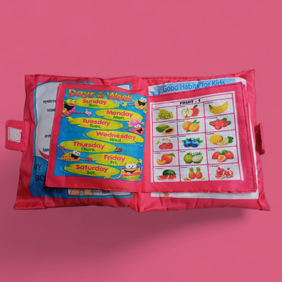 BHVMEY Interactive Pillow for Toddler Learning(Multicolor)