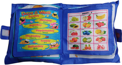 Nafhotoz Baby Pillow for Shapes and Numbers Learning(Multicolor)