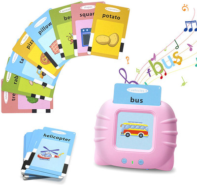 BHVMEY Talking Educational Toy for Toddlers – Flash Cards with Sounds(Multicolor)