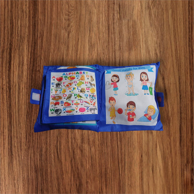 Nafhotoz Kids Alphabet & Number Chart Pillow(Multicolor)