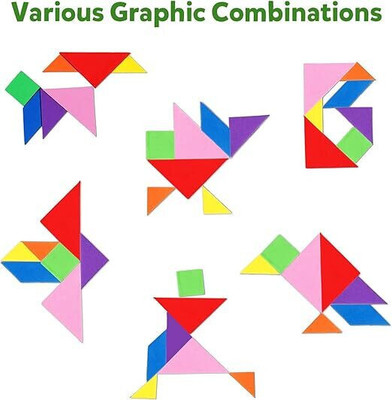 Dorytoys New_Foldable Magnetic Puzzle Book – Tangram Set for Children(1 Pieces)