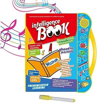KELOSK Interactive Children Book Musical Educational sound Learning Book toys for Kids(Multicolor)