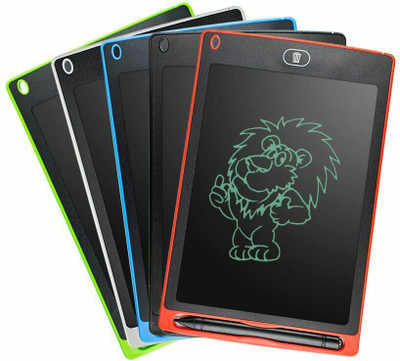 TOY NAGRI LCD Writing Tablet, Re-Writeable, Handwriting Board E-Note Pad (8.5 inch)(Multicolor)