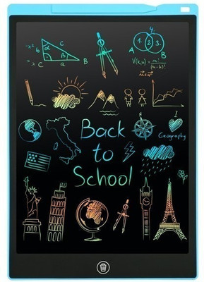 TOY NAGRI 12inch LCD Writing Pad ,Writing Tablet Erasable & Rechargeable for Kids Adults(Blue)