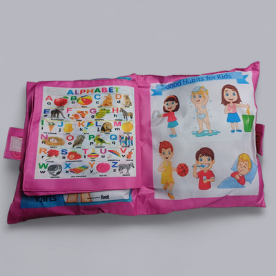 BHVMEY Kids Study Pillow with Colorful Charts(Multicolor)
