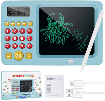 TOYOMAA Rechargeable Early Education Learning 2 in-1 Math Calculator Tablet Toy For Kids(Multicolor)