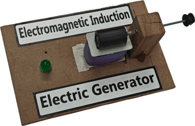 Esptronics Electricity Generator Generation Science Project Working Model Class 12,10(Brown)