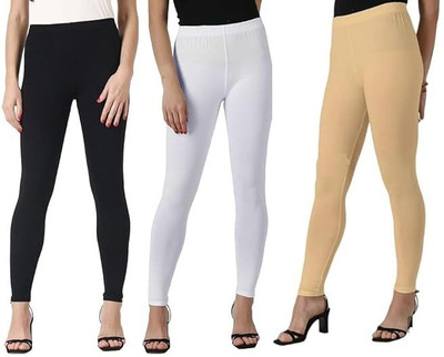 Shefali Creations Churidar Length Western Wear Legging(Multicolor, Solid)