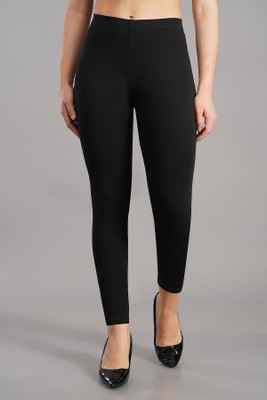 Shsuvia Ankle Length Western Wear Legging(Black, Solid)