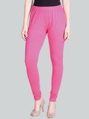 KriSo Churidar  Western Wear Legging(Pink, Solid)