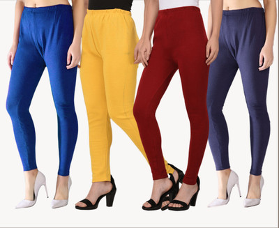 Styllofy Ankle Length Western Wear Legging(Multicolor, Solid)