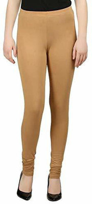 SRE ATTRACT Churidar Length Western Wear Legging(Beige, Solid)