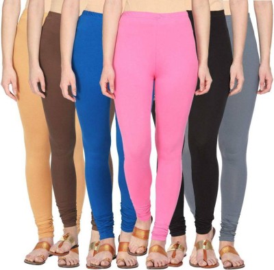 KriSo Ankle Length Western Wear Legging(Beige, Brown, Blue, Pink, Black, Grey, Solid)