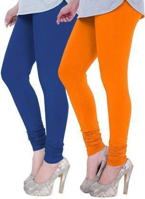 Styllofy Ankle Length Western Wear Legging(Blue, Yellow, Solid)