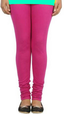 ACD FASHION Churidar  Winter Wear Legging(Pink, Solid)