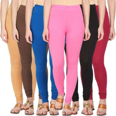 KriSo Ankle Length Western Wear Legging(Beige, Brown, Blue, Pink, Black, Maroon, Solid)