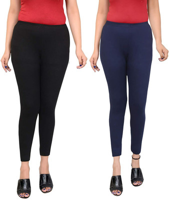 SBN Newlifestyle Ankle Length Ethnic Wear Legging(Black, Dark Blue, Solid)