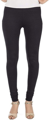 ACD FASHION Churidar Length Western Wear Legging(Black, Solid)