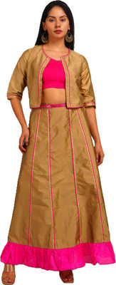 auraori Top Skirt Co-ords Set with Shrug