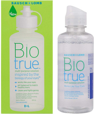 Bausch+Lomb Biotrue Multi Purpose Lens Cleaning Solution(120 ml)
