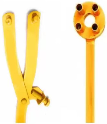 Tooltastic Bike Clutch Holder 4Pin, Multi-Vehicle Variator Remover Puller Kanchi Pullar Lever Tool(12 cm)
