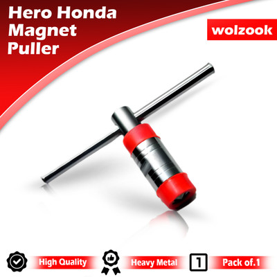 Wolzook HERO HONDA Magnet Puller Made on CNC Machines Hardened and Tempered Steel W_a Lever Tool(10 cm)