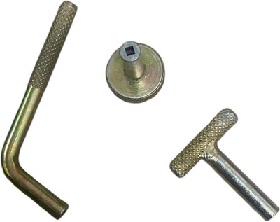 ARQEST 3 Pieces Multi-Vehicle T3 Tappet Setting Key Square Hole Key Tool for bike Ar-a5 Lever Tool(5 cm)