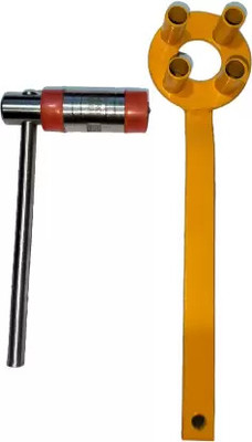 Ubod Hero Honda 4 PIN Clutch Holder With Hero Honda Magnet Puller For Bike UD-H2 Lever Tool(10 cm)