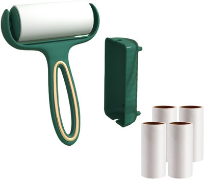 LAKSHMINARAYAN SALES Lint Roller For Extra Sticky Pet Hair Remover 1 Handle with 5 Refills 300 sheet Lint Roller