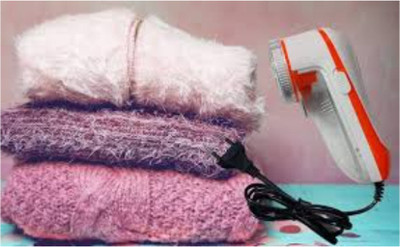 Clairbell Q17Electric Lint Remover: Best for Woolen Clothes (White & Orange) Lint Roller