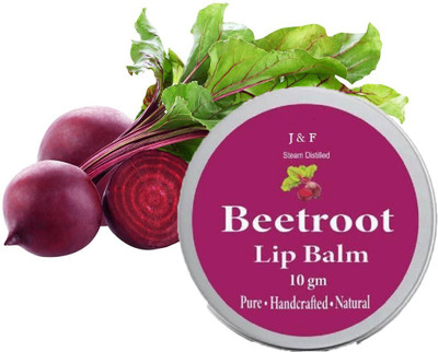 J & F Beetroot Lip Balm Beetroot Natural(Pack of: 1, 10 g)