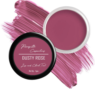 RONZILLE Lip & Cheek Tint natural make-up blend in 3-in-1 Lips, Cheek, and Eyes Blush Red(Pack of: 1, 5 g)