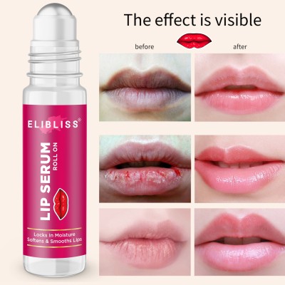 ELIBLISS Strawberry Lip Serum for Soft, Moisturised Lips with Glossy & Shine Effect Strawberry(Pack of: 1, 10 g)