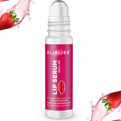 ELIBLISS Strawberry Lip Serum for Soft, Moisturised Lips with Glossy & Shine Effect Strawberry(Pack of: 1, 10 g)