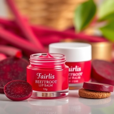 Fairlis Natural Beetroot Lip Balm–Hydrating,Tinted,and Nourishing for Soft, Glowing Lips BEETROOT(Pack of: 1, 10 g)