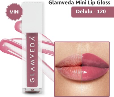 GLAMVEDA X Rashami Desai Mini Infused Serum Lip Gloss |(1.2 ml, Dirty Rose, Delulu -120)