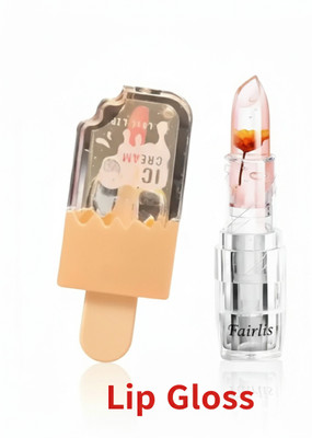 Fairlis Everyday Lip Combo – Ice Cream Lip Gloss and Jelly Lipstick Set(30 g, Pink)