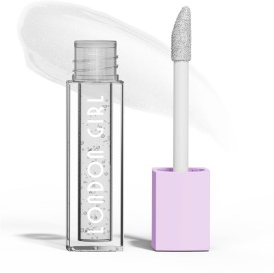 London Girl Glam n Gloss Lip Gloss Mini | Plump-Up | Light weight | High Shine(1.2 ml, Crystal Queen)