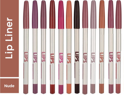 LILLYAMOR HD Lip Liner Matte Pencil Set of 1(MULTICOLORED)