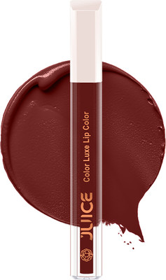 Juice Matte Color Luxe Vegan Lip Color With Goodness of Bio Retinol & SPF 15 UVA+UVB(Lucky Red - M10, 2.5 ml)