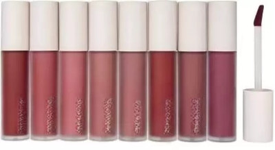 Zailie liquid matte Lip Colour Combo Pack Of 8 new(MULTICOLOR, 24 ml)