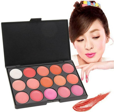 KA-KAIASHA MATTE FINISH LONG LASTING 15 COLOR LIPSTICK PALETTE (MULTI,20 g)(MULTICOLOR, 20 g)