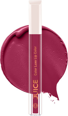 Juice Matte Color Luxe Vegan Lip Color With Goodness of Bio Retinol & SPF 15 UVA+UVB(Plum Tart - M14, 2.5 ml)