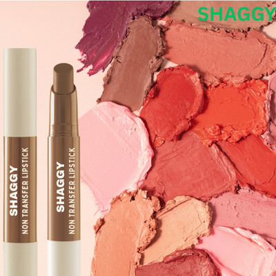SHAGGY Brown matte crayon non transfer, smudgeproof lipstick )574(Brown, 12 g)