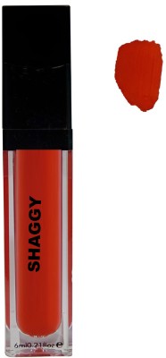 SHAGGY Forever Matte Liquid Lipstick, Smudgeproof & Lasts For 20Hrs(RED, 10 ml)