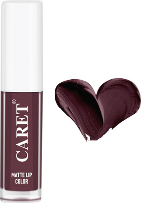 Caret Liquid Matte Lipstick - Vegan & Paraben Free Formula(Shade 7, 2 ml)