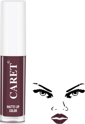 Caret Liquid Mini Matte Lipstick For Cruelty Free - Maroon 2 ML(Maroon, 2 ml)