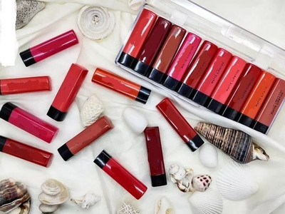 YELGO Waterproof Long lasting Mini Matte Lipstick Multicolor set of 10(Multicolor, 10 g)